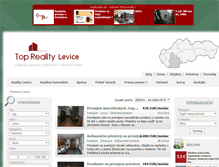 Tablet Screenshot of priestory.reality-levice.eu